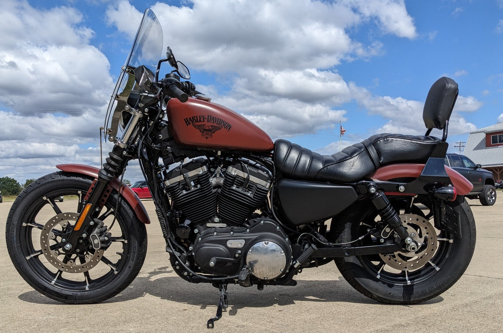 ハーレーダビッドソン　ペイントアイアンメイデン Harley Davidson Iron Red Denim (Matte) Basecoat Clearcoat Complete