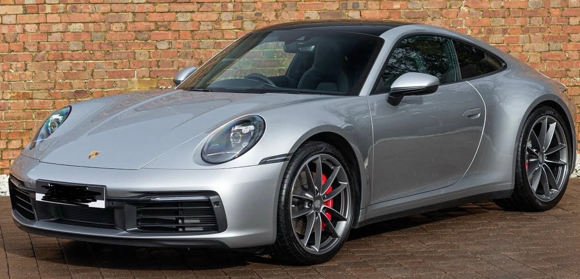 Porsche M7Z GT Silver Basecoat With Reducer Gallon (Basecoat Only