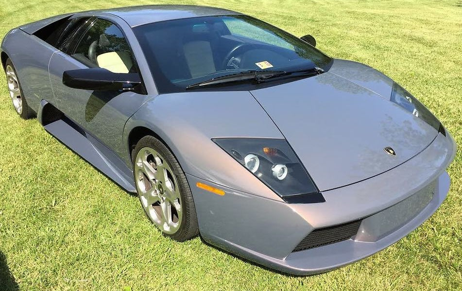 Lamborghini 0050 Grigio Iris Basecoat Clearcoat Quart Complete