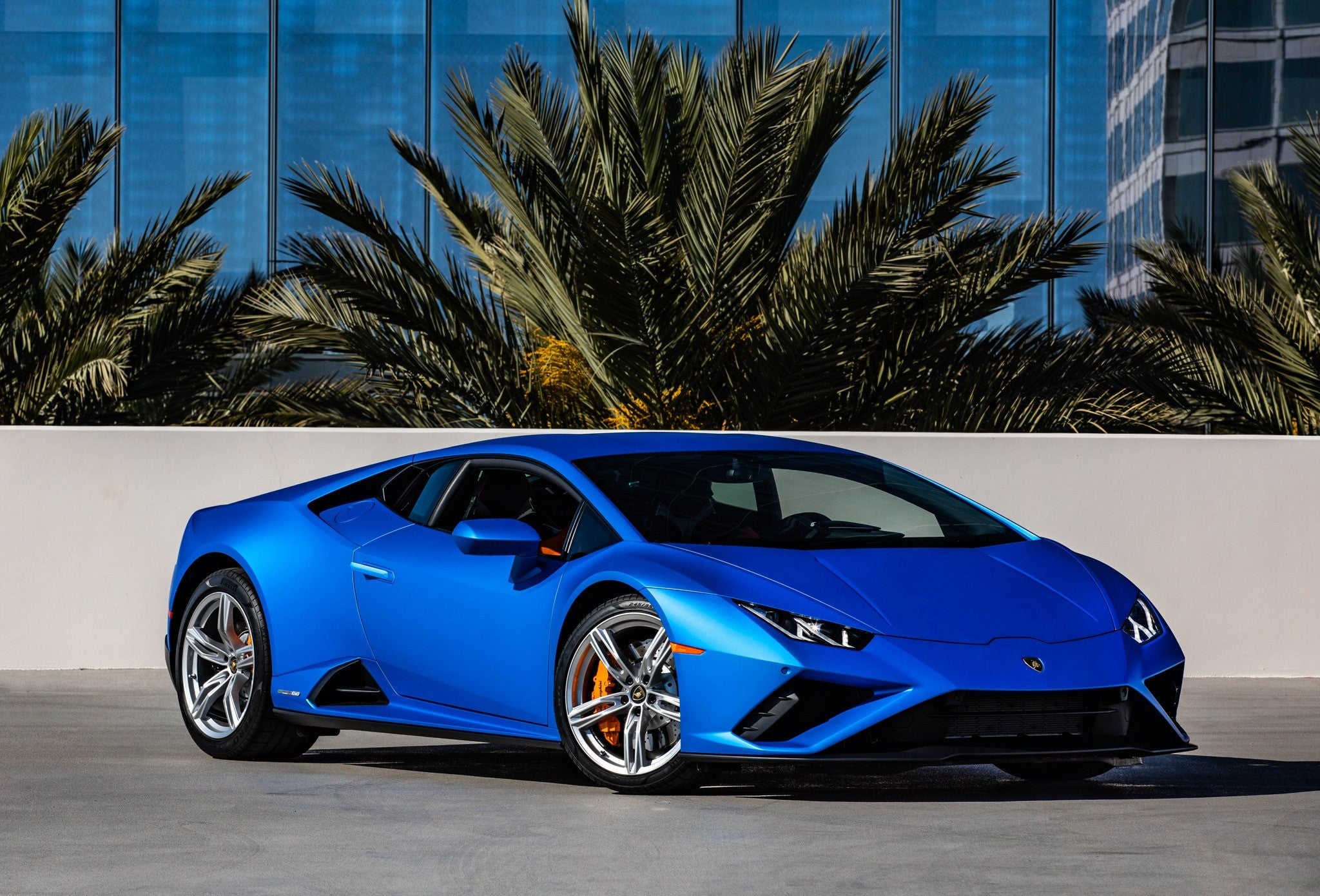 Lamborghini 0332 Blu Demetra (Matte) Tri-coat Basecoat Clearcoat