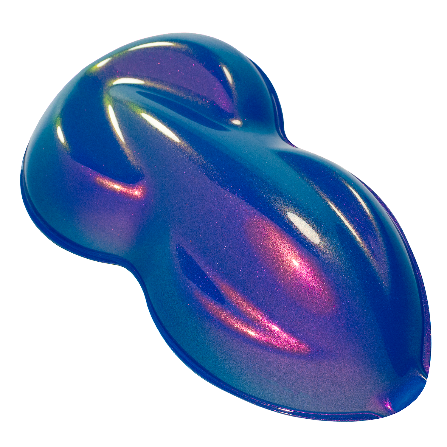 Chameleon Royal Flamingo over Rich Blue Quart Color Change Kit