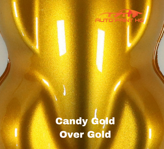 Candy Gold over Gold Base Complete Gallon Kit Auto Paint HQ
