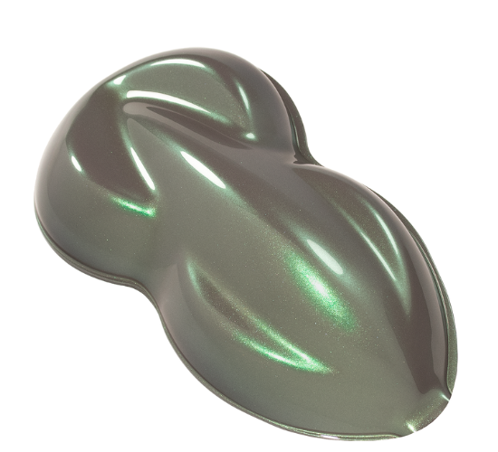 Crystal Green over Destroyer Gray Tri-Coat Base Clearcoat Complete