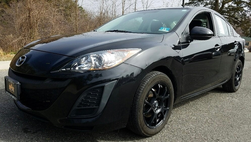 TRISTARcolor Peinture Voiture Kit Bombes De Peinture Pour Mazda 41W Jet Black Perl Peinture De Base Vernis Clair Aérosol 400 Ml