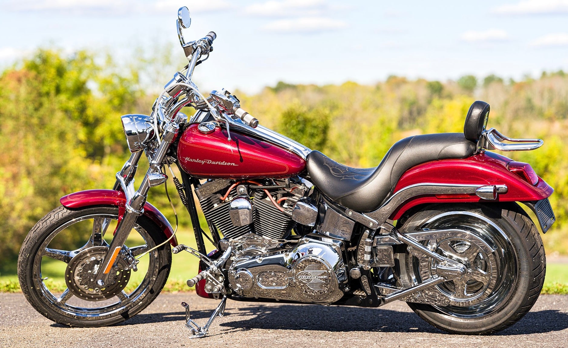 Harley Davidson Luxury Rich Red Basecoat Clearcoat Quart Complete