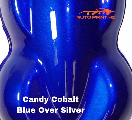Candy Cobalt Blue over Silver Base Complete Gallon Kit