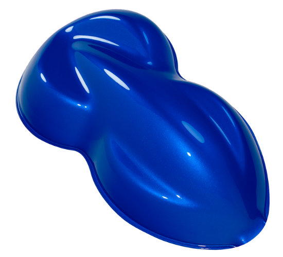 True Blue Pearl over Bright White Complete Gallon Kit Auto Paint HQ