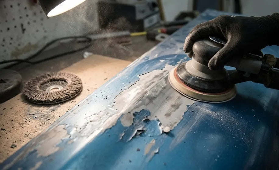 Stripping Car Paint: Chemical Strippers vs. Media Blasting vs. Mechanical Sanding
