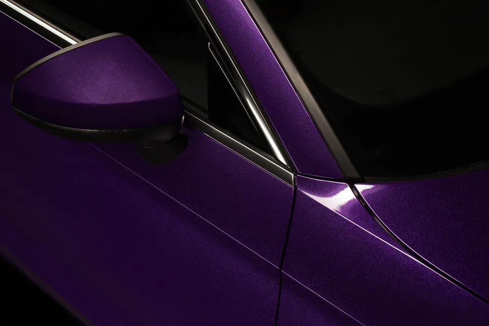 Achieving Deep Color: Dark Purple Metallic Auto Paint Flakes and Application Secrets