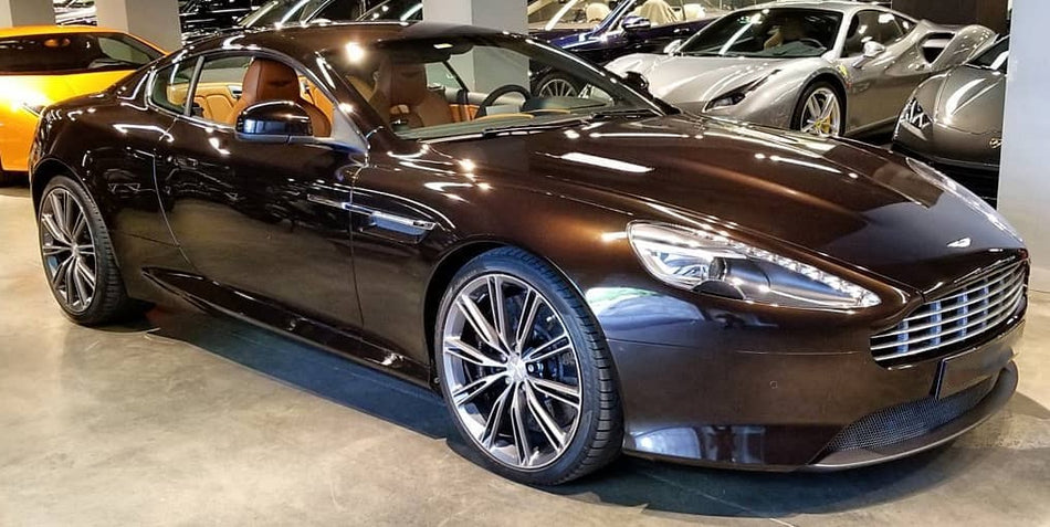 Aston Martin Supercar 5125D Marron Black Basecoat Clearcoat Quart Complete Paint Kit