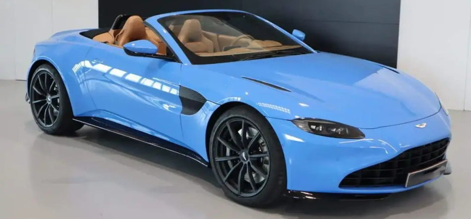 Aston Martin Supercar AM6018 Ceramic Blue Basecoat With Reducer Gallon (Basecoat Only)