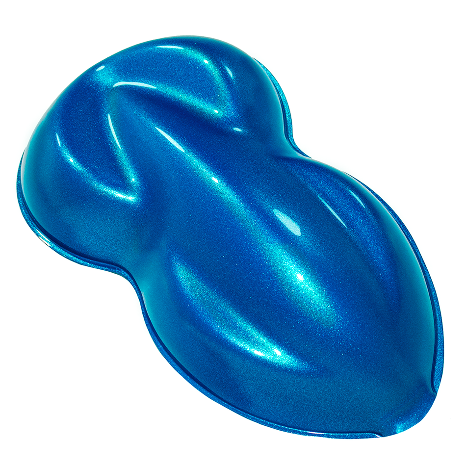 High Gloss Blue Crush Metallic 2K Acrylic Urethane Single Stage Gallon Paint Kit