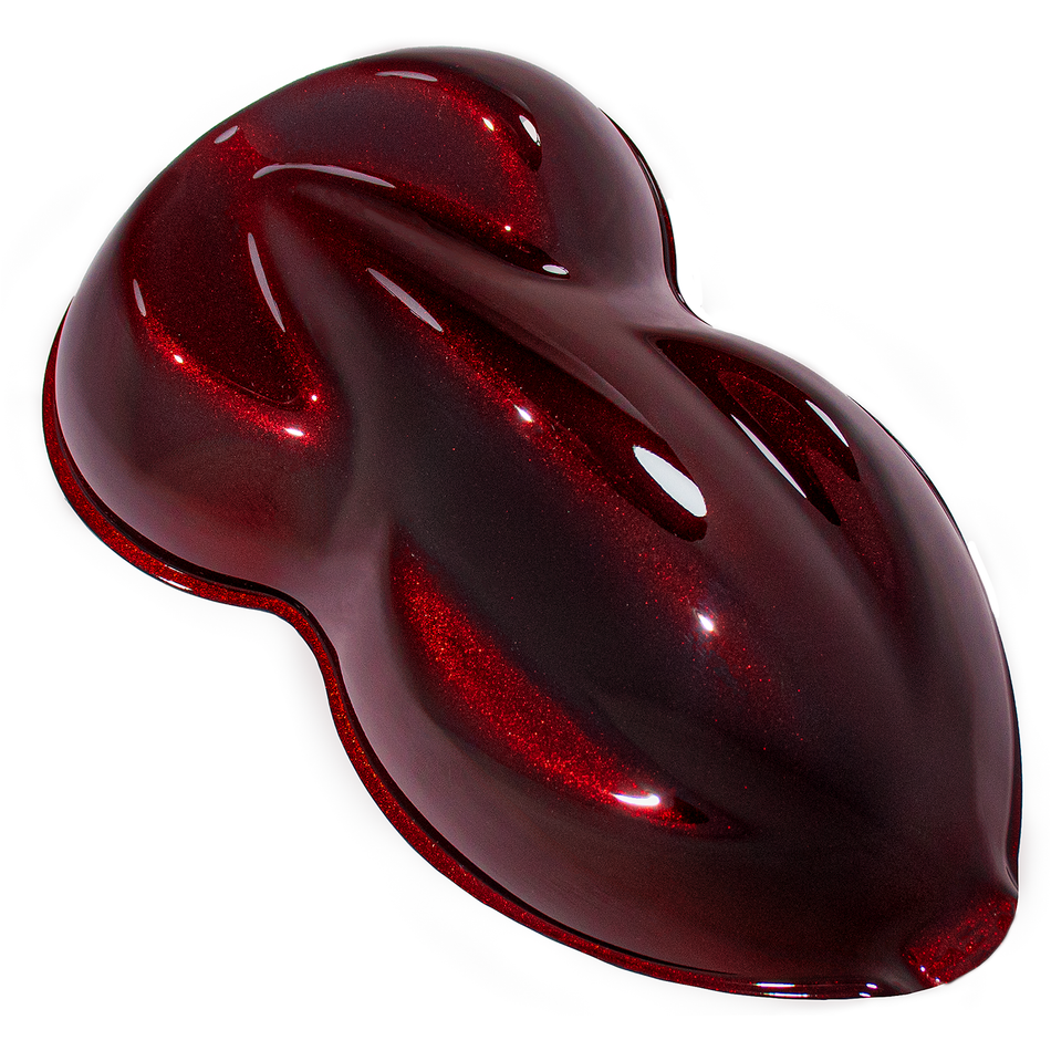 Candy Apple Red Basecoat Quart Complete Kit (Over Heavy Metal Charcoal Base)