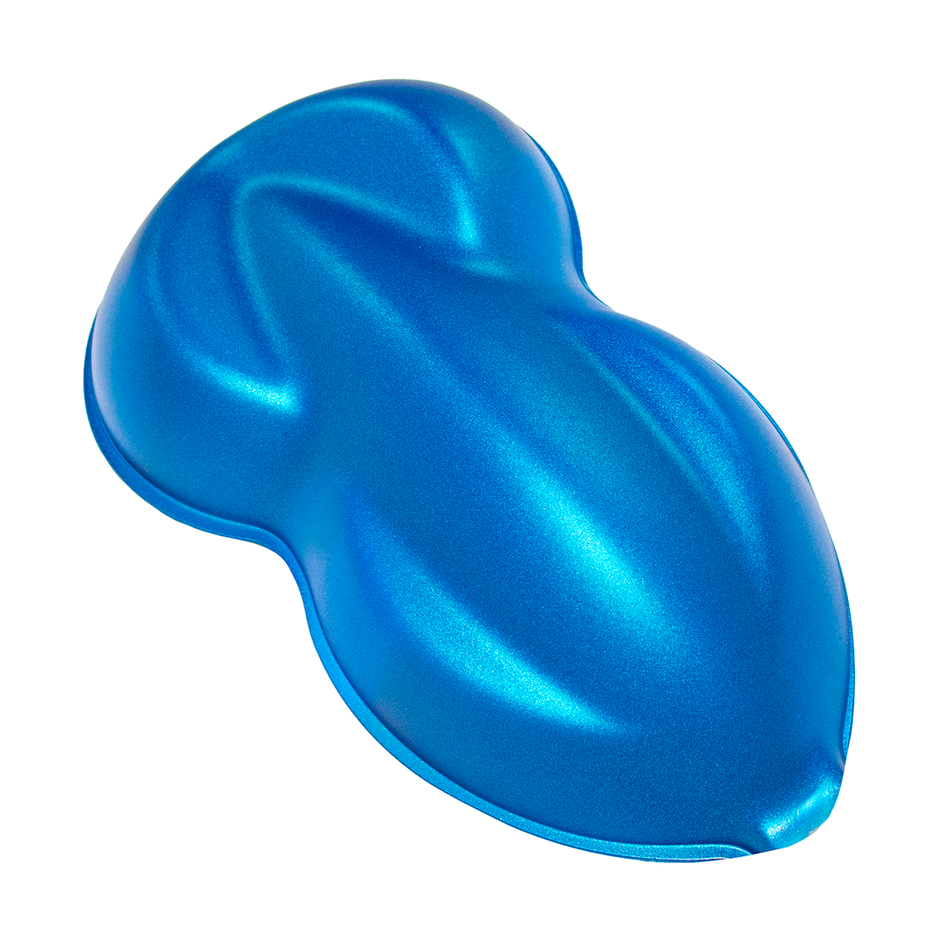 Satin Cyber Blue Metallic Basecoat Clearcoat Gallon Paint Kit