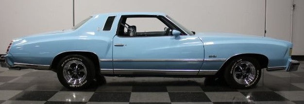 GM WA4631 Medium Blue Basecoat Clearcoat Quart Complete Paint Kit