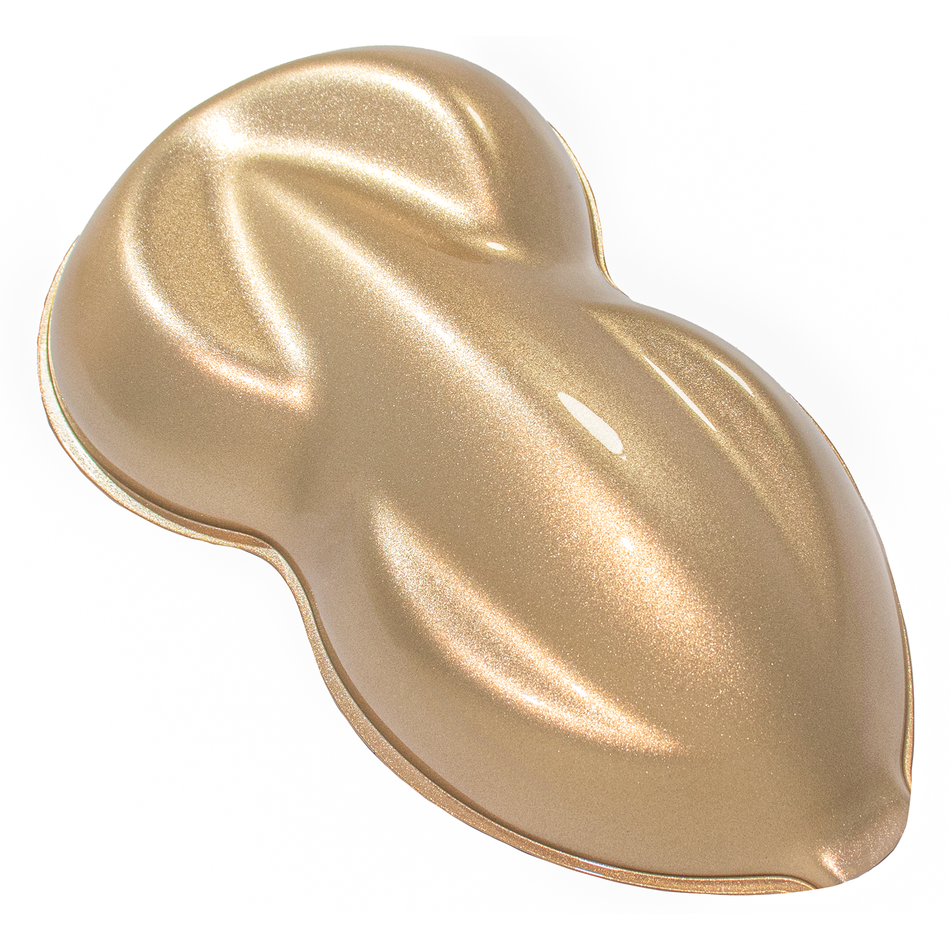 Gold Metallic Basecoat + Reducer Quart (Basecoat Only) Auto Paint Kit