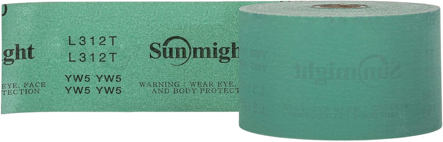 Sunmight File Roll, 2-3/4 in W x 45 Yards L, PSA (Sticky) Film Backed Sandpaper