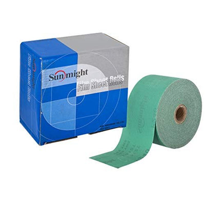 Sunmight File Roll, 2-3/4 in W x 45 Yards L, PSA (Sticky) Film Backed Sandpaper