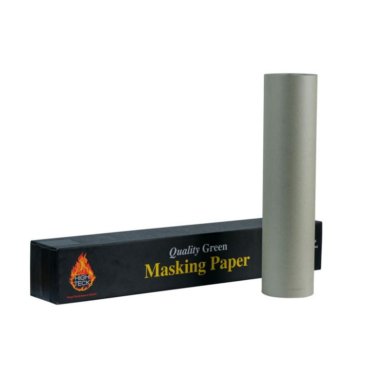 High Teck™ Masking Paper, 500 ft L, Green, 35 lb Basis