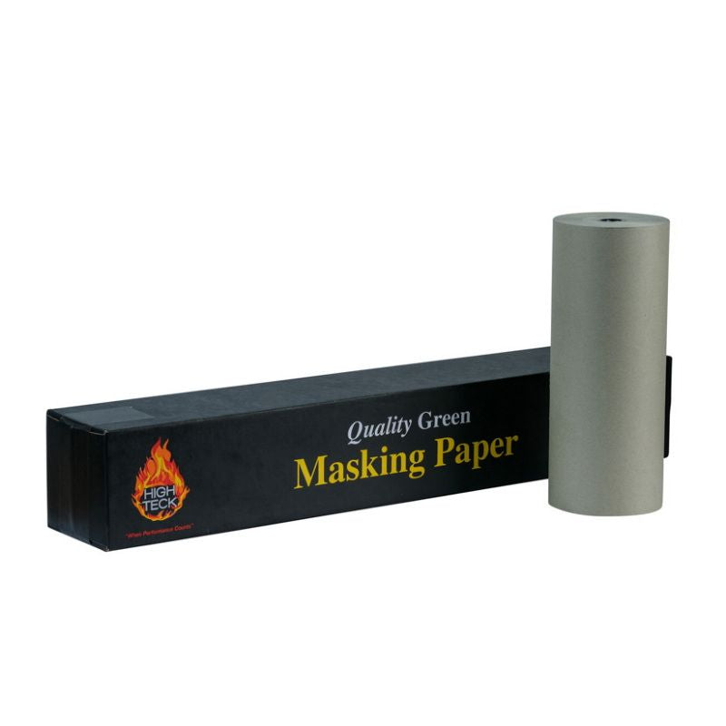 High Teck™ Masking Paper, 500 ft L, Green, 35 lb Basis