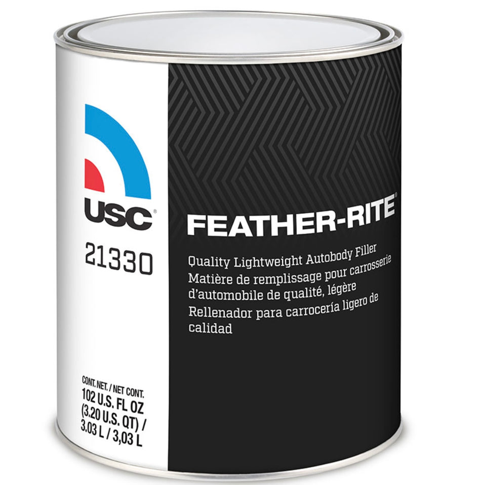 USC® FEATHER-RITE Lightweight Body Filler, 1 Gallon (BETTER)