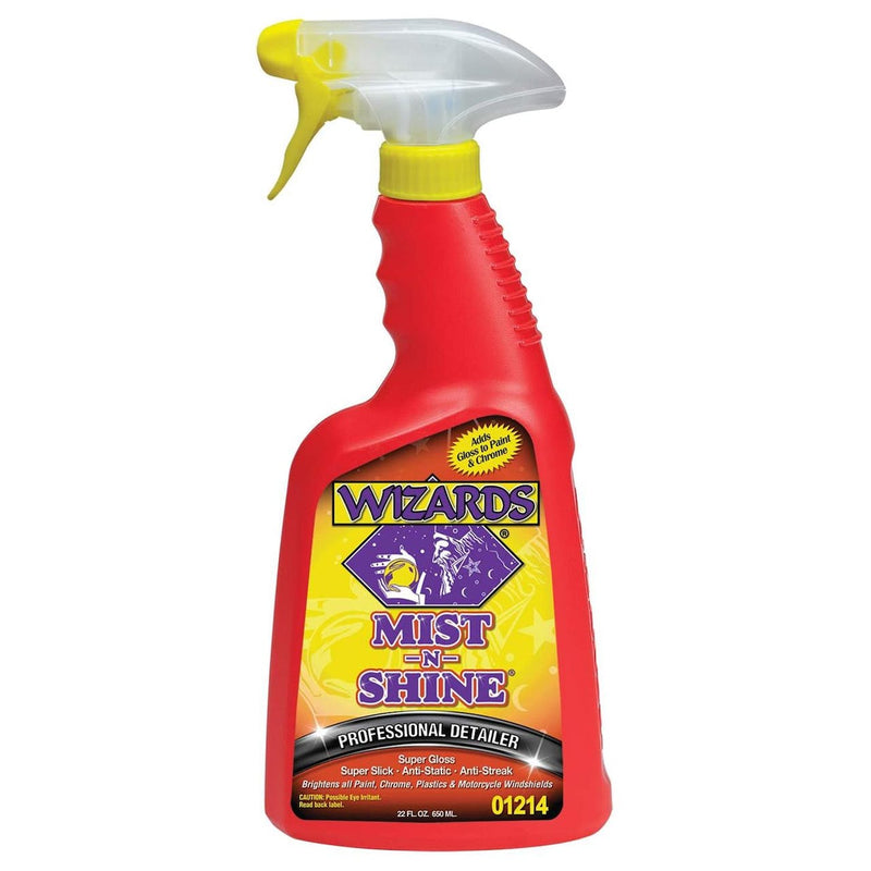 WIZARDS MIST-N-SHINE High-Gloss Professional Car Detailer and Surface Cleaner