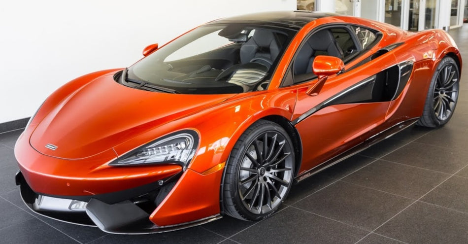 McLaren Supercar Volcano Orange Tri-Coat Candy Basecoat Clearcoat Quart Paint Kit