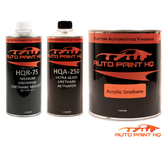 Nissan KH3 Super Black 2K Acrylic Urethane Single Stage Gallon Paint Kit