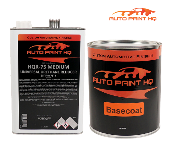 Ibis White Audi LY9C Basecoat With Reducer Gallon (Basecoat Only)