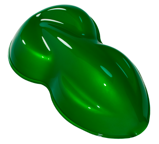 Candy Bright Green Quart with Reducer (Candy Midcoat Only) Auto Motorcycle Kit