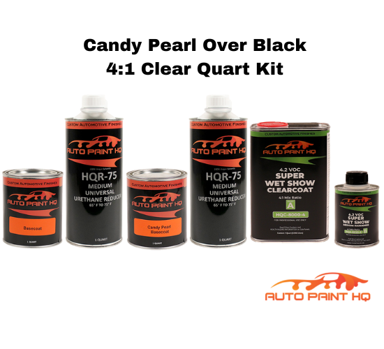 Candy Pearl Jade Basecoat Quart Complete Kit (Over Black Base)