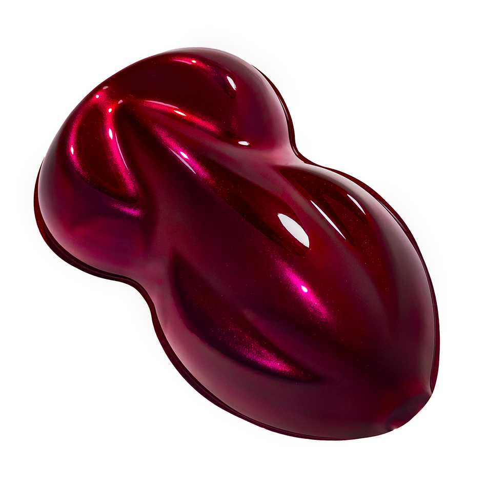 Candy Pearl Passion Red Basecoat Quart Complete Kit (Over Black Base)