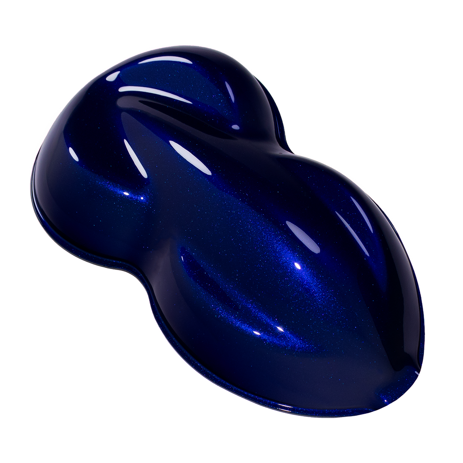 Candy Pearl Midnight Blue Basecoat Quart Complete Kit (Over Black Base)