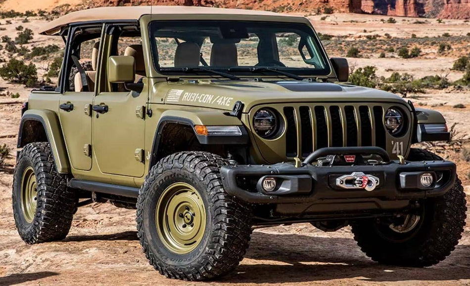 Dodge PJ5 Drab Green 41' Basecoat Clearcoat Quart Complete Paint Kit