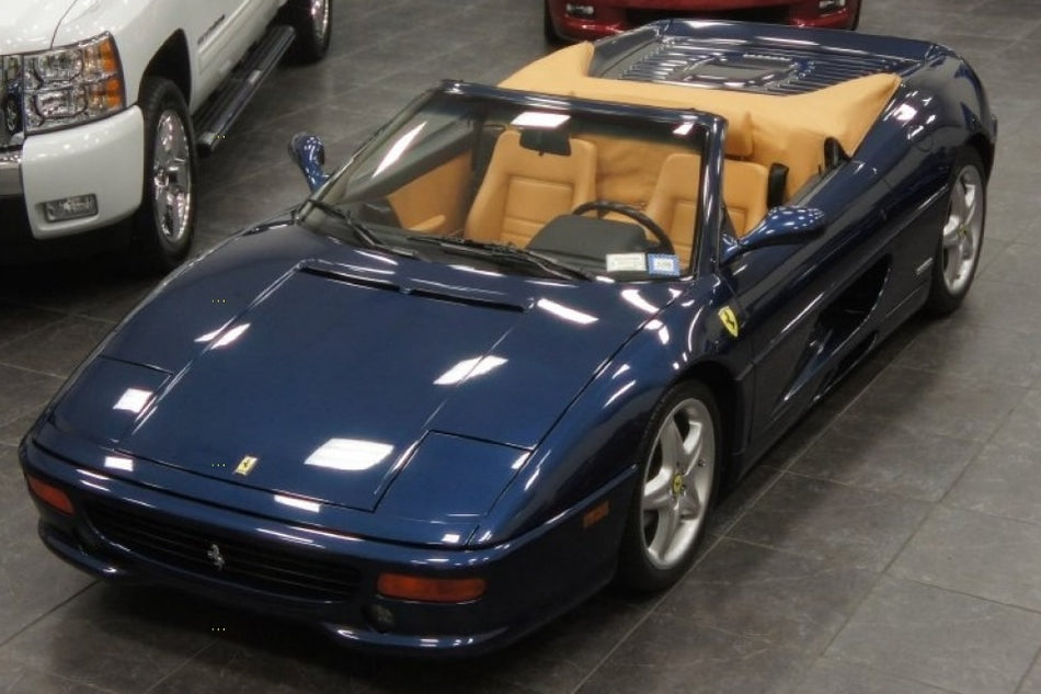 Ferrari 513 Blu Swaters Basecoat With Reducer Quart (Basecoat Only) Kit