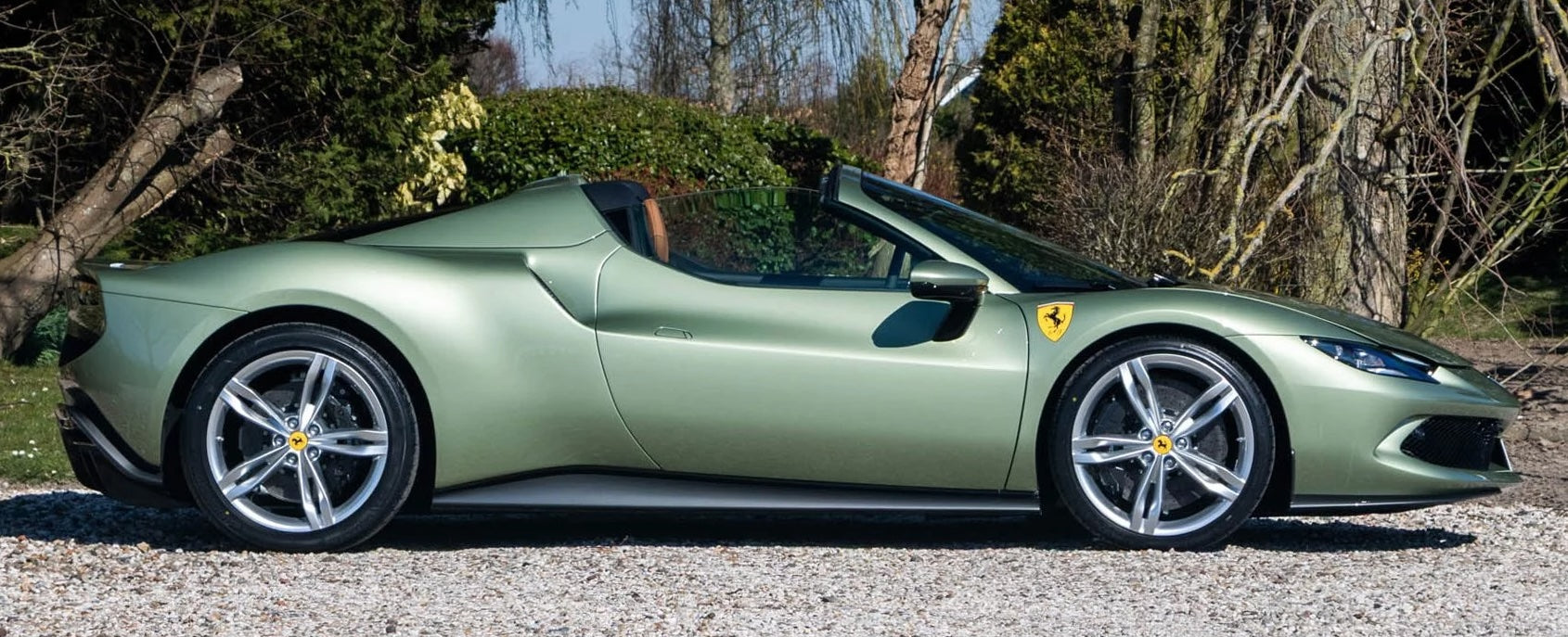 Ferrari 602 Verde Chiaro Basecoat Clearcoat Complete Gallon Kit