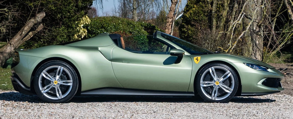 Ferrari 602 Verde Chiaro Basecoat With Reducer Quart (Basecoat Only) Kit