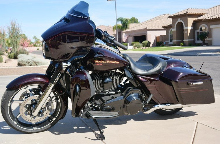 Harley Davidson Blackened Cayenne Sunglo Tri-Coat Candy Complete Quart Kit