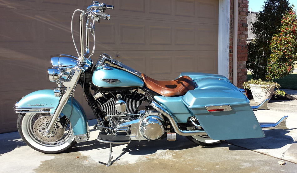 Harley Davidson Suede Blue Basecoat Clearcoat Quart Complete Paint Kit