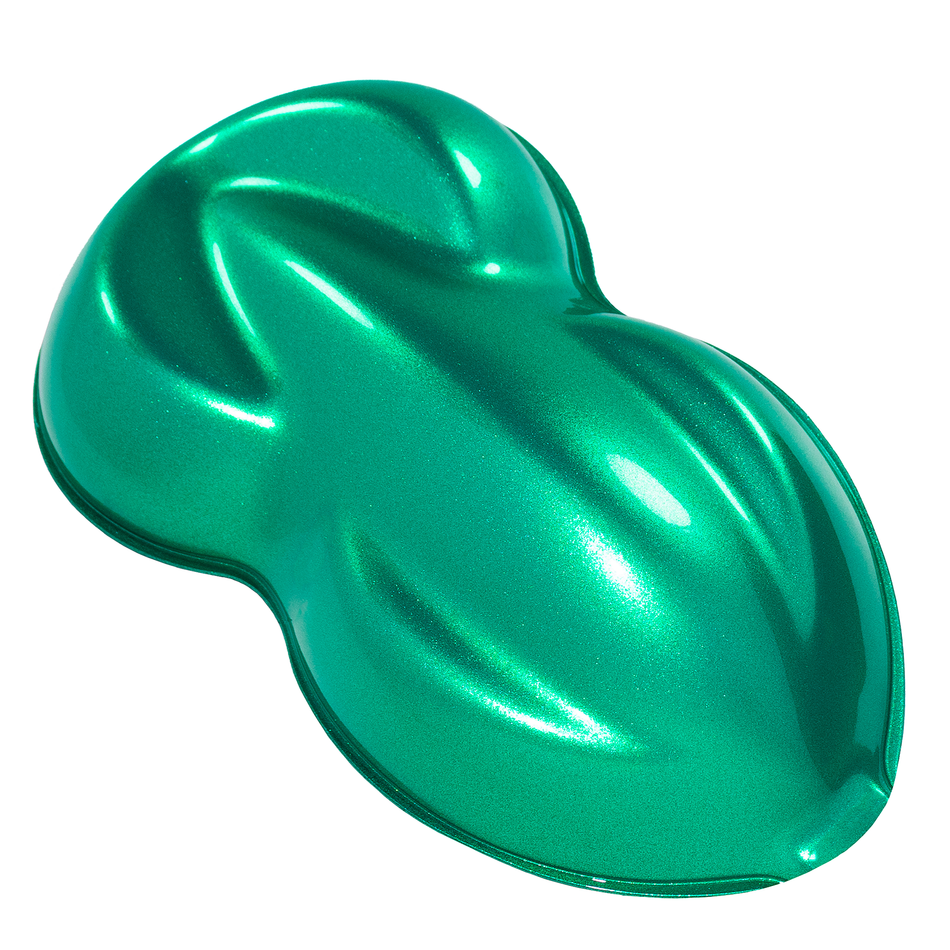 Heavy Metal Green Metallic Basecoat Clearcoat Quart Complete Paint