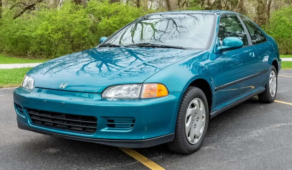 Honda BG33P Paradise Blue Green Basecoat Clearcoat Quart Complete Paint Kit