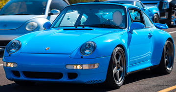 Porsche L39E Rivera Blue Basecoat Clearcoat Quart Complete Paint Kit