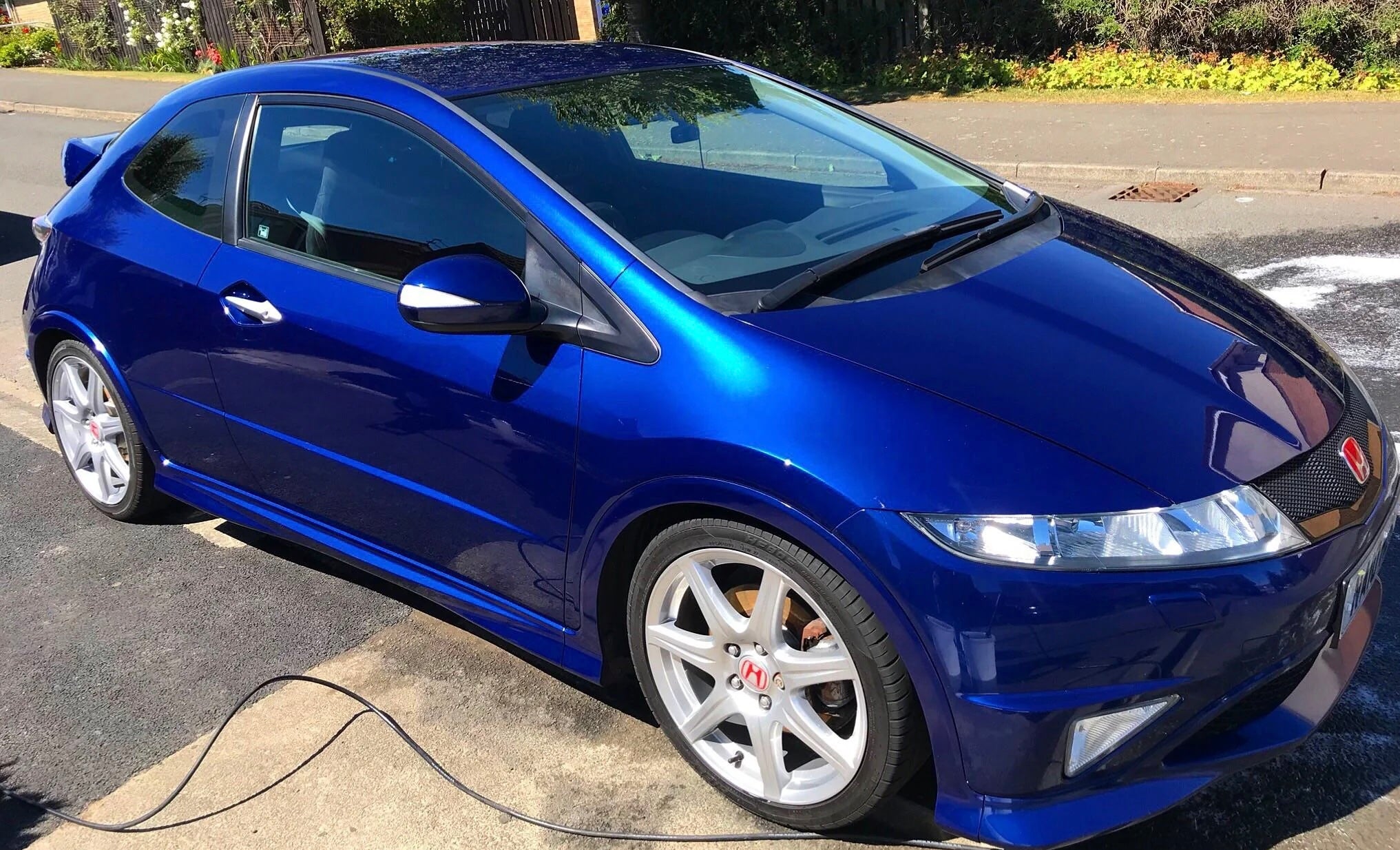 Honda B517 Sapphire Blue Pearl Basecoat With Reducer Gallon