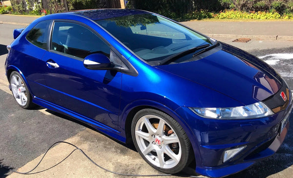 Honda B517P Sapphire Blue Pearl Basecoat With Reducer Quart