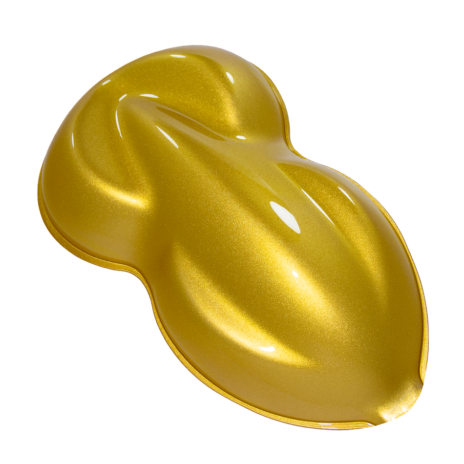 Jackpot Gold Metallic Basecoat Clearcoat Quart Complete Paint Kit