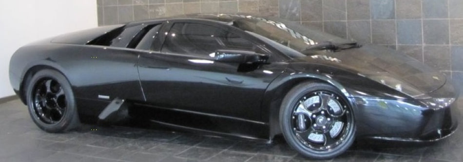 Lamborghini 0052 Nero Pegaso Basecoat Clearcoat Quart Complete Paint Kit