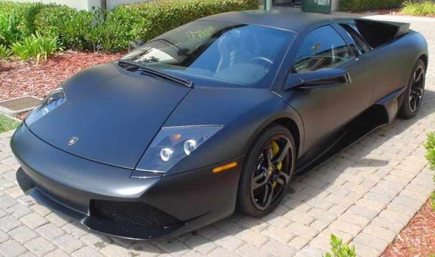 Lamborghini Q0B9 Nero Nemesis (Matte) Basecoat Clearcoat Complete Gallon Kit