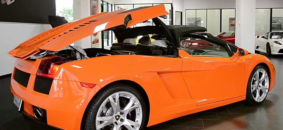 Lamborghini 0057 Arancio Ishtar Basecoat Clearcoat Complete Gallon Kit