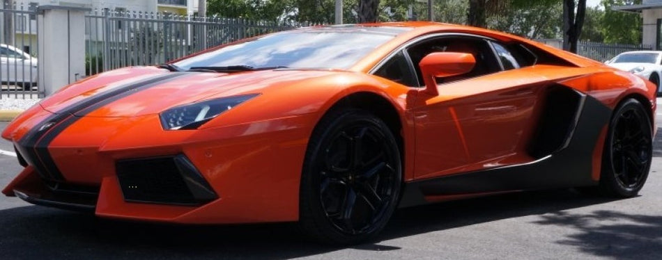 Lamborghini 0117 Arancio Argos Tri-coat Pearl Basecoat Clearcoat Complete Gallon