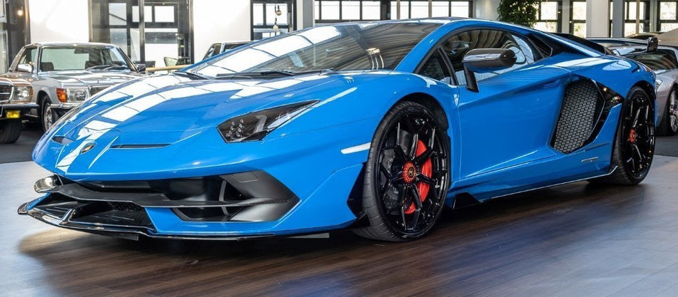 Lamborghini 0177 Blu Nila Tri-coat Pearl Basecoat Clearcoat Complete Gallon